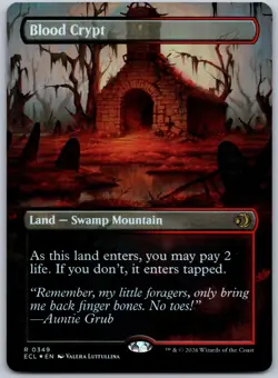 Blood Crypt (Borderless) Foil R Lorwyn Eclipsed 349 NM - Image 1
