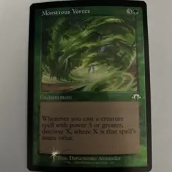 Monstrous Vortex (Retro Frame) Foil Modern Horizons 3 427 MTG MP - Image 1