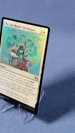 The Last Ronin's Technique - Foil NM English MTG TMNT TMT 0012 - Image 2