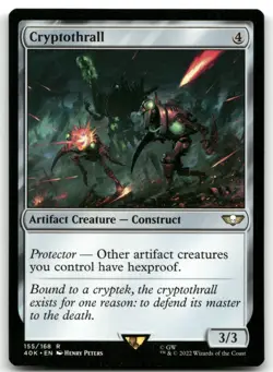 Cryptothrall NM Normal R Universes Beyond: Warhammer 40,000 155 - Image 1