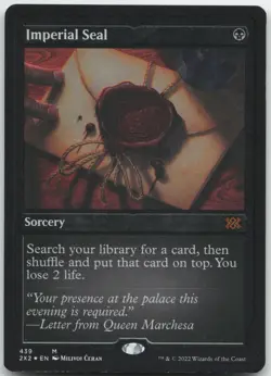 Imperial Seal (Foil Etched) NM Foil M Double Masters 2022 439 - Image 1