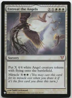 Entreat the Angels (AVR) NM Foil M The List Reprints 20 - Image 1