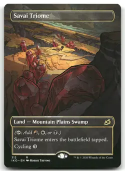 Savai Triome (Showcase) NM Normal R Ikoria: Lair of Behemoths 312 - Image 1