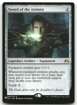 Sword of the Animist (E01) NM Normal R The List Reprints 89 - Image 1