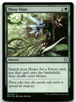 Three Visits NM Normal U Commander Legends 261 - Image 1