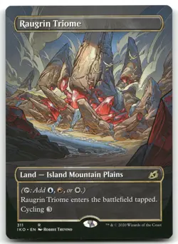 Raugrin Triome (Showcase) NM Normal R Ikoria: Lair of Behemoths 311 - Image 1