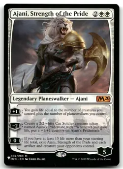 Ajani, Strength of the Pride NM Normal M The List Reprints 002/280 - Image 1