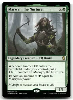 Marwyn, the Nurturer NM Normal R Dominaria 172 - Image 1