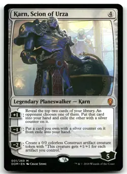 Karn, Scion of Urza NM Normal M Dominaria 1 - Image 1