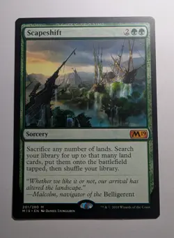 Scapeshift NM Core Set 2019 M19 MTG - Magic The Gathering 201 - Image 1