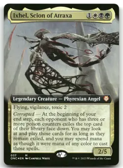 Ixhel, Scion of Atraxa (Extended Art) NM Foil M Commander: PAWBO 37 - Image 1