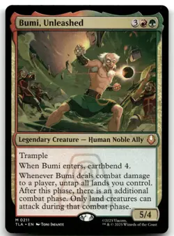 Bumi, Unleashed NM Normal M Avatar: The Last Airbender 211 - Image 1