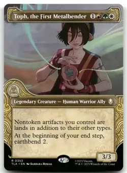 Toph, the First Metalbender (Showcase) NM Normal R Avatar: The Last Airbender 35 - Image 1