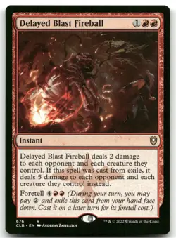 Delayed Blast Fireball NM Normal R Commander Legends: BFBG 676 - Image 1