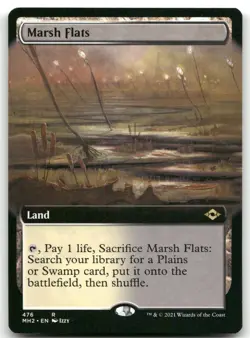 Marsh Flats (Extended Art) NM Normal R Modern Horizons 2 476 - Image 1