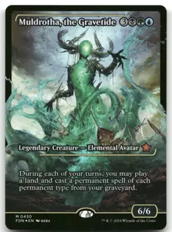 Muldrotha, the Gravetide (Showcase) NM Foil M Foundations 430 - Image 1