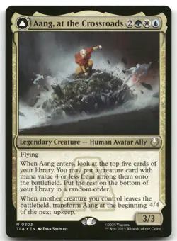 Aang, at the Crossroads NM Normal R Avatar: The Last Airbender 203 - Image 1