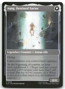 Aang, at the Crossroads NM Normal R Avatar: The Last Airbender 203 - Image 2