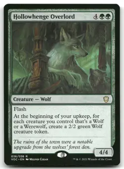 Hollowhenge Overlord NM Normal R Commander: Innistrad: Crimson Vow 36 - Image 1
