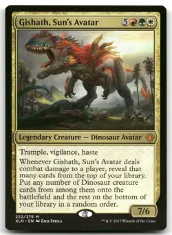 Gishath, Sun's Avatar NM Normal M Ixalan 222 - Image 1