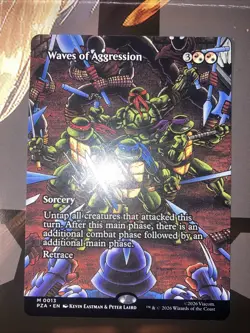 Waves of Aggression (Borderless) Teenage Mutant Ninja Turtles Eternal-Legal... - Image 1