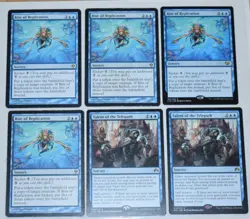 MTG 6x Rare Blue Sorcery Rite of Replication & Talent of the Telepath - Image 2