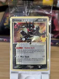 SEALED Pokemon Greninja Gold Star Holo Promo Black Star SWSH144 Celebrations - Image 1