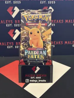 Pokemon TCG Paldean Fates Booster Pack X3 Scarlet & Violet Brand New Sealed X3 - Image 3