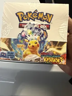Pokemon TCG: Surging Sparks Scarlet & Violet Factory Sealed Booster Box SV08 - Image 1
