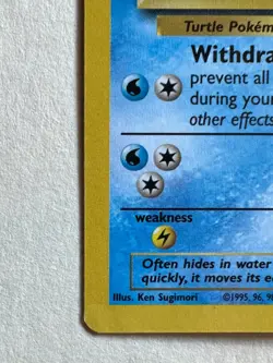 Pokemon TCG Wartortle Base Set Uncommon Card 42/102 - Image 5