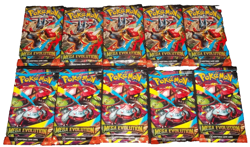 POKEMON MEGA EVOLUTION LOT (10) BOOSTER PACKS NISP - Image 1