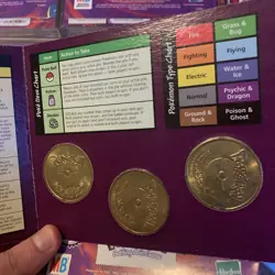 Pokemon Battling Coin Game Vintage 9 sets of 3 1999/2000 - Image 4