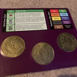Pokemon Battling Coin Game Vintage 9 sets of 3 1999/2000 - Image 5