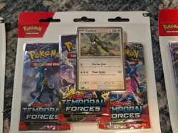 LOT OF 5 Pokemon 3-Pack Blisters Cyclizar Cleffa Temporal Forces Sealed 15 packs - Image 3