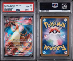 2023 Pokemon SV2a JP Charizard EX Super Rare Card 185/165 PSA 10 Gem Mint - Image 3