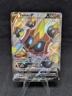 Falinks V - Shining Fates: Shiny Vault (SHFSV) - Pokemon TCG - MISCUT - NM - Image 1