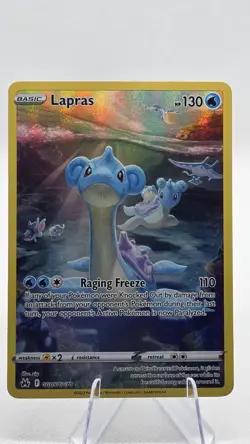 Pokemon TCG Lapras GG05/GG70 Crown Zenith Galarian Gallery - Image 1