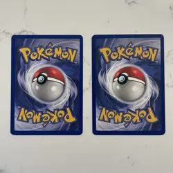 Pokemon TCG Magneton Fossil Non Holo and Magnemite Base Set 1999 - Image 2