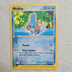 Pokemon Mudkip 50HP Common EX Ruby & Sapphire 60/109 NM - Image 1