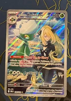 Cynthia's Roserade 184/182 Sv10 Pokemon Destined Rivals Illustration Rare - Image 1