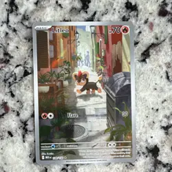 Pokemon Litleo 139/132 Me01: Mega Evolution Illustration Rare Holo 70 HP Teeziro - Image 1