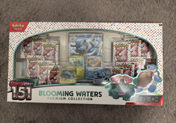 Pokemon Scarlet & Violet 151 Blooming Waters Premium Collection Box *NEW* - Image 1