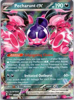 Pecharunt ex 039/064 Double Rare Shrouded Fable Pokemon Near Mint - Image 1