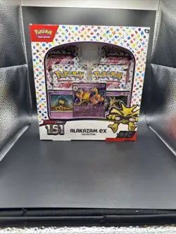 Pokemon TCG 151 Alakazam ex Collection Box Sealed Scarlet And Violet HOT ITEM! - Image 1