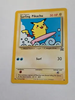 Pokemon TCG Surfing Pikachu 28/53 Wotc Promo - Image 1