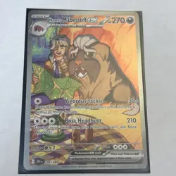 ARVEN'S MABOSSTIFF EX 235/182 DESTINED RIVALS POKEMON NM - Image 2