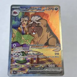 ARVEN'S MABOSSTIFF EX 235/182 DESTINED RIVALS POKEMON NM - Image 3