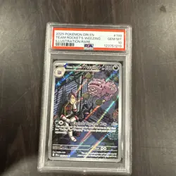 Pokemon TCG Team Rockets Weezing Destined Rivals 199/182 PSA 10 - Image 1