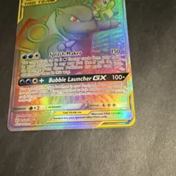 Pokemon Blastoise & Piplup GX TAG TEAM Secret Rare 253/236 Sm-Cosmic Eclipse Ho… - Image 4