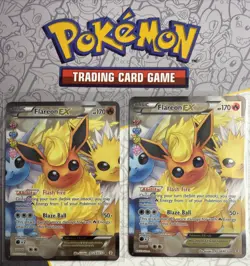 Pokemon Flareon EX Full Art Ultra Rare Holo Generations RC28/RC32 170HP English - Image 1